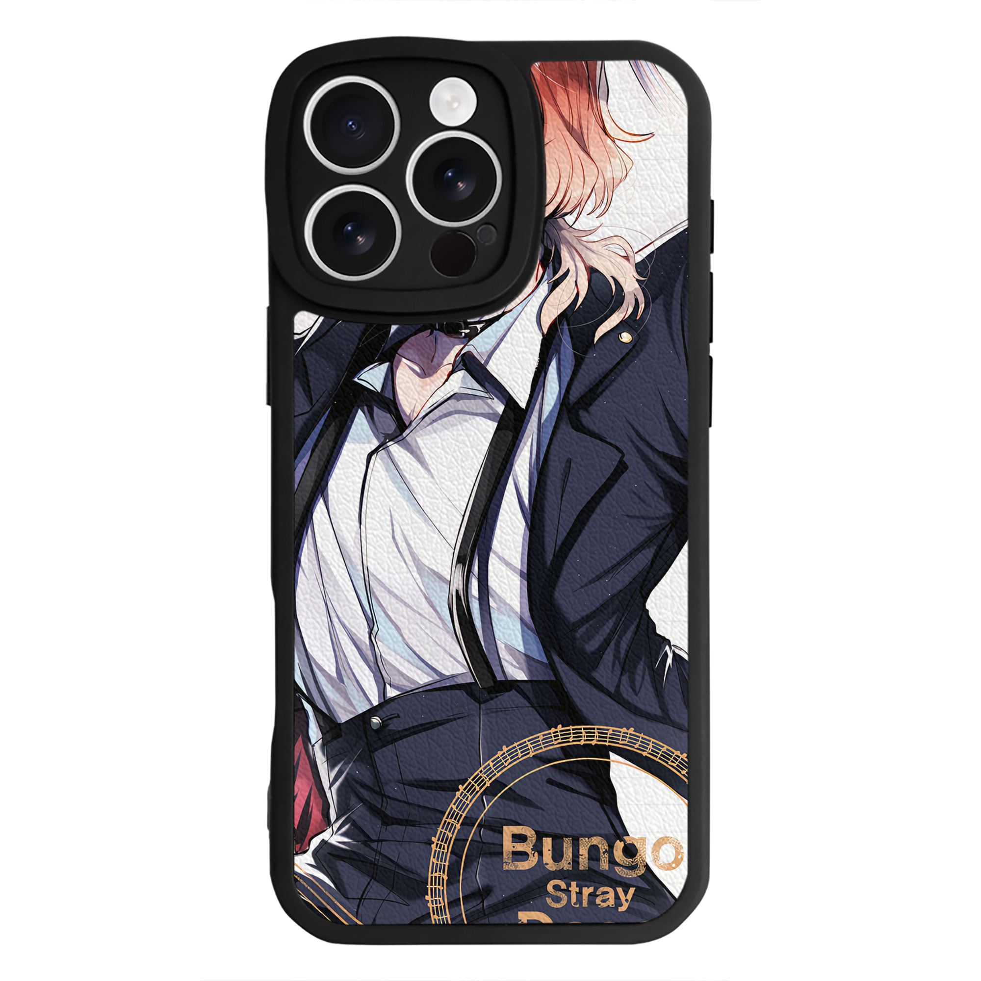 （画像用） 文豪ストレイドッグス Bungo Stray Dogs 【iPhone 16シリーズ対応】シリコンスマホケース（レザー調） 材質：シリコン
